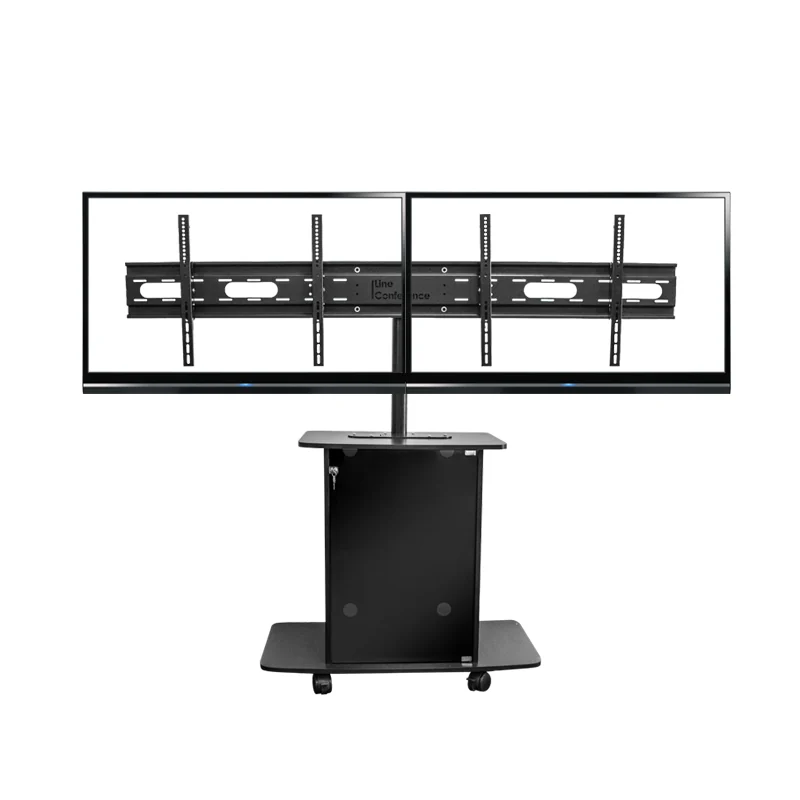 Rack de Videoconferência para 02 TVS