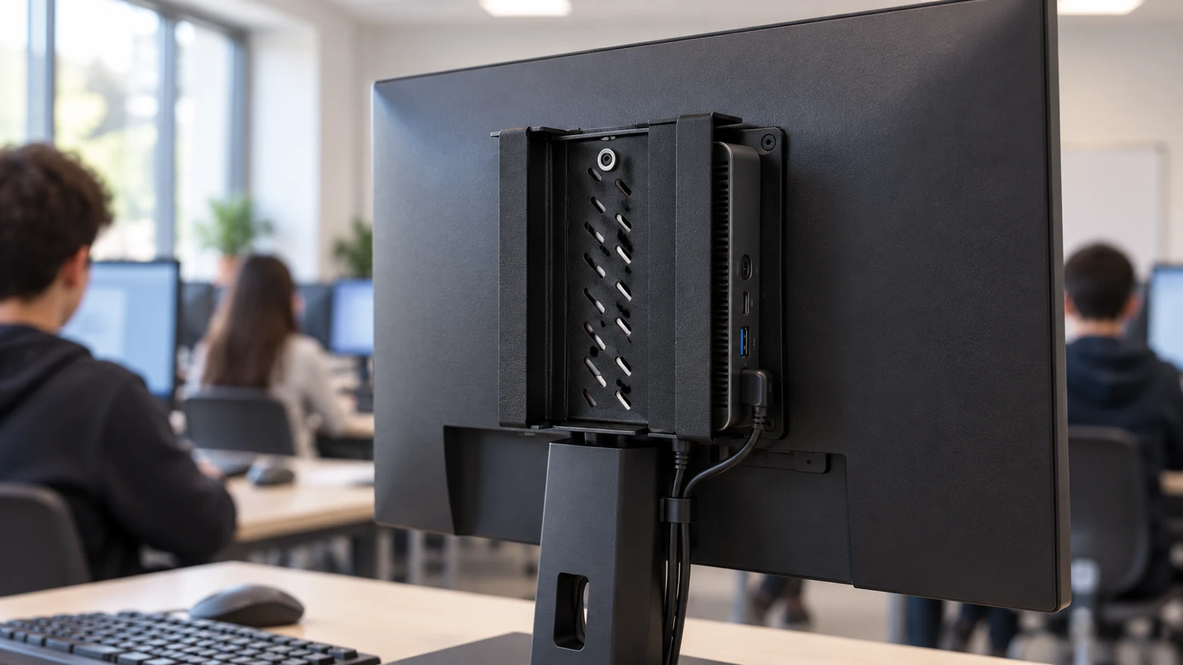 Suporte para Mini PC — Laboratório de informática