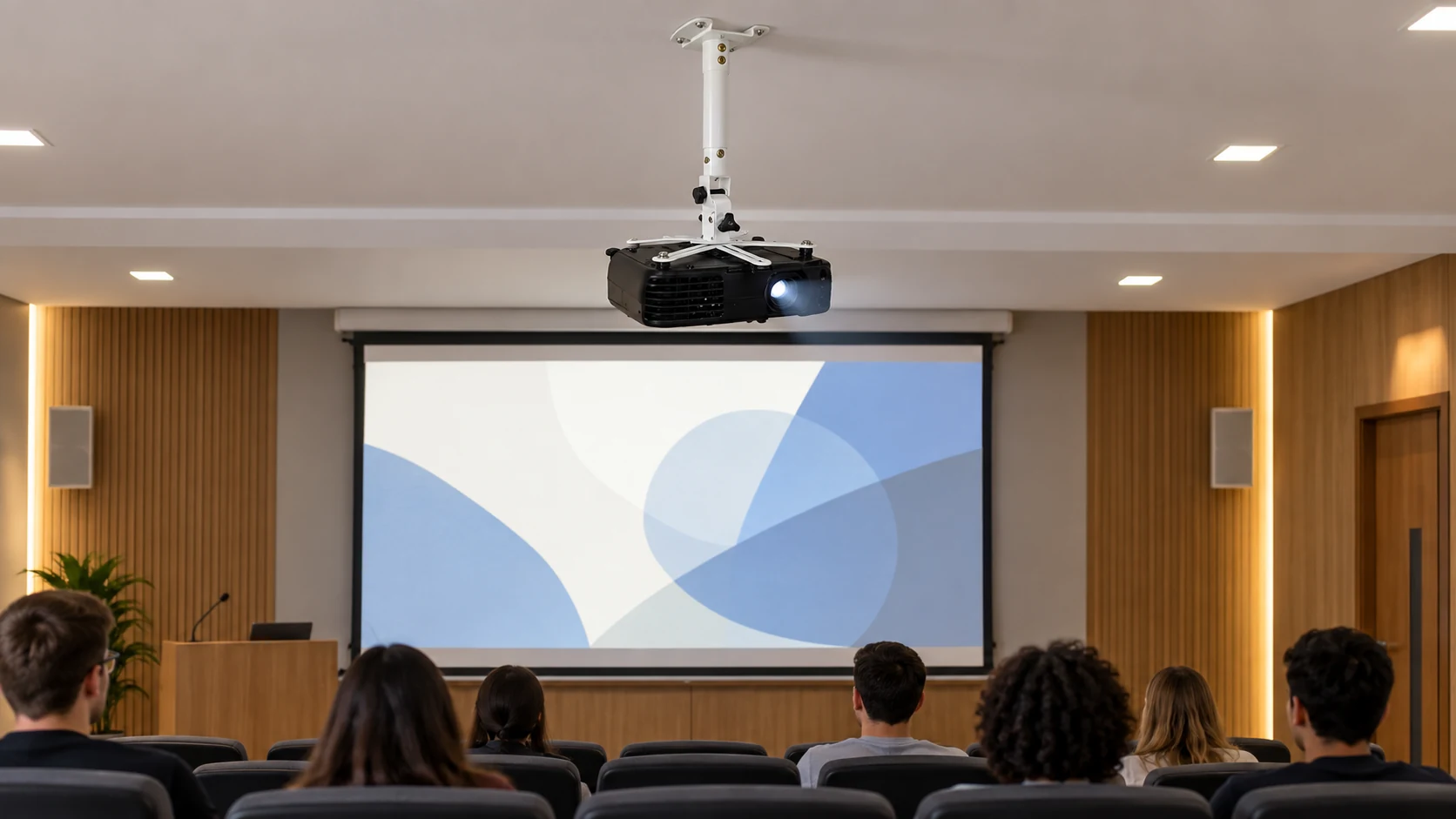 Suporte para Projetor Teto/Parede Curta Line G1 — Auditório universitário