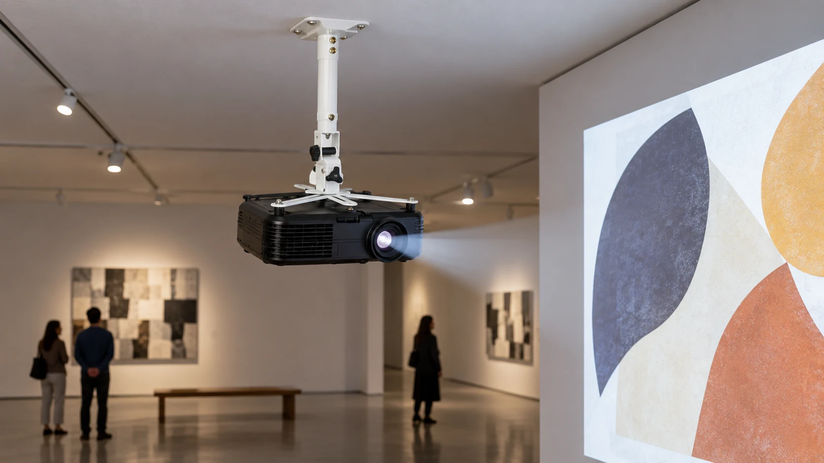 Suporte para Projetor Teto/Parede Curta Line G1 — Exposição cultural