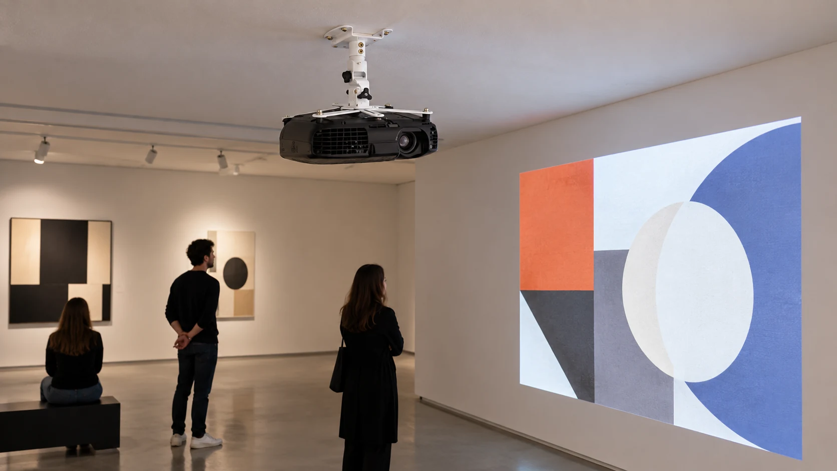 Suporte para Projetor Teto/Parede Curtíssima Line G1 — Galeria de exposição
