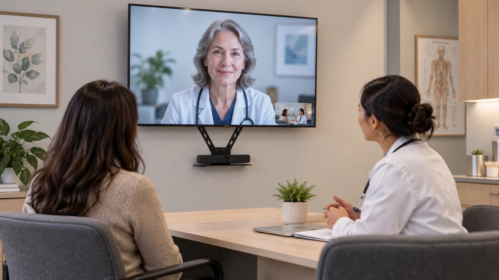 Suporte de TV para Rally Bar, Rally Bar Mini e Rally Câmera — Consulta por telemedicina