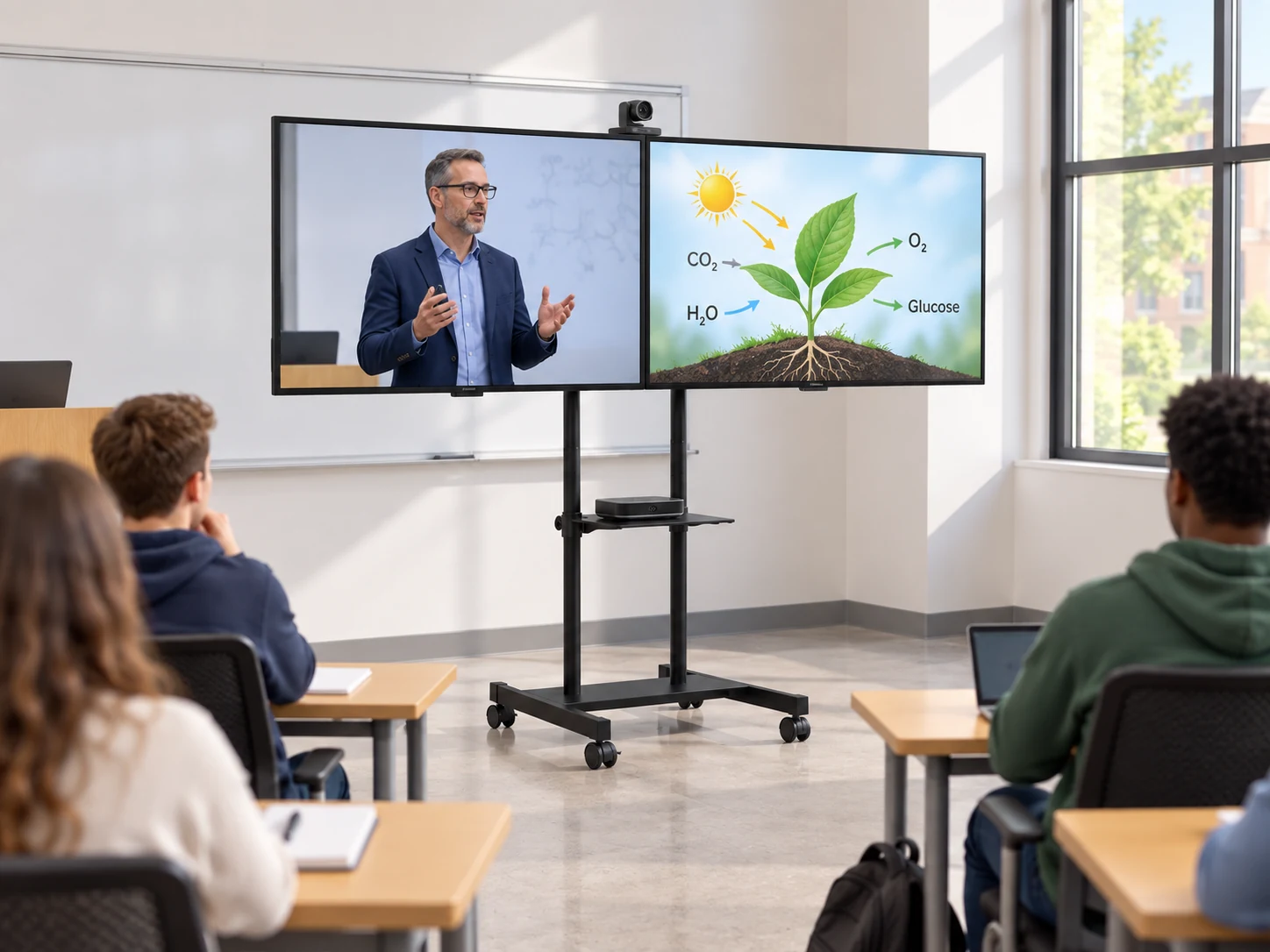 Suporte Solo SSM 4065 02 TVs — Ensino superior