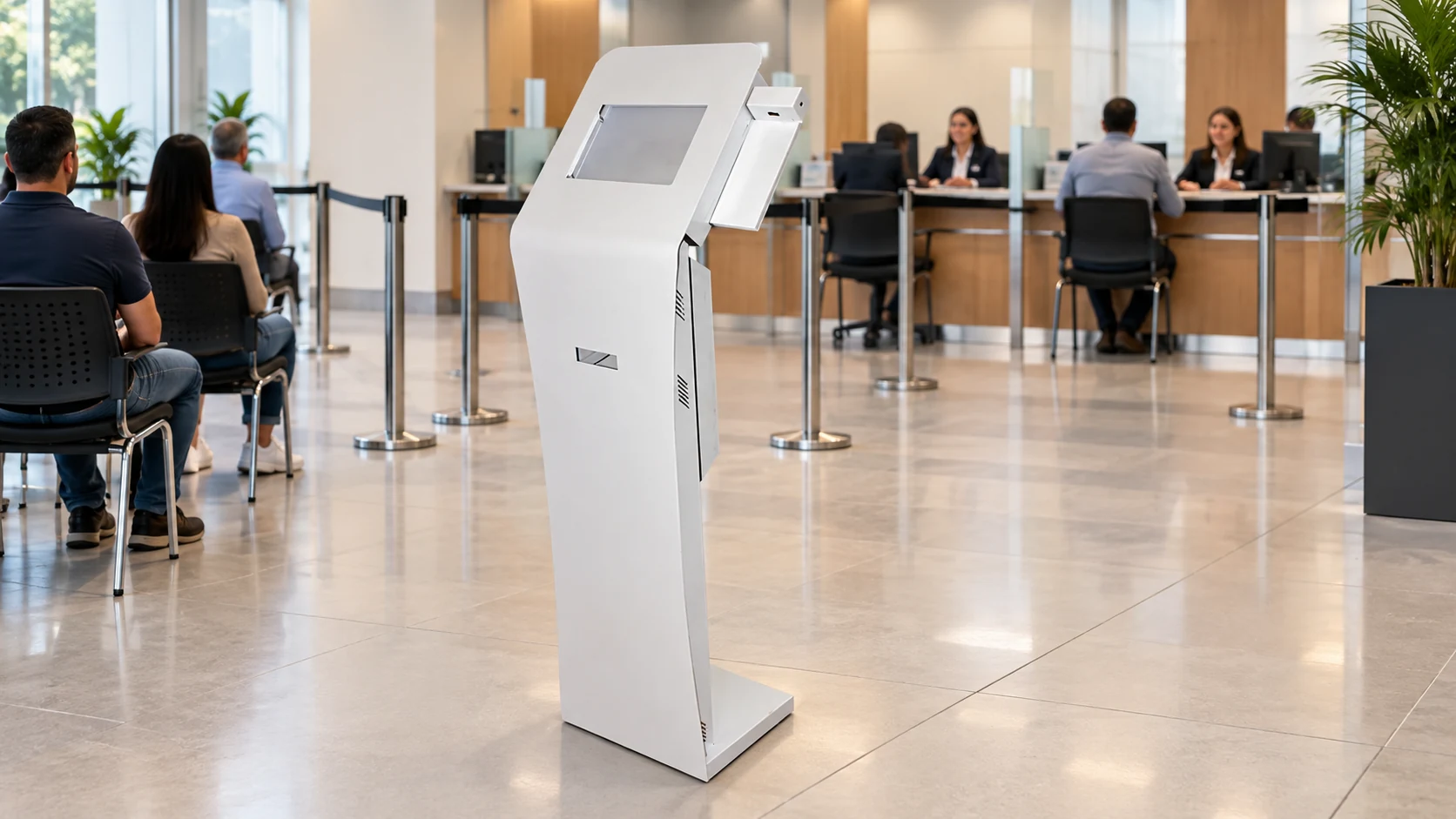 Totem de Impressão Fiscal e Sistema PIN PAD — Centro de atendimento
